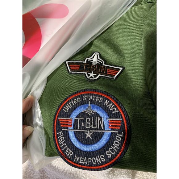 Top Gun Kids Flight Suit Costume 9-10 Halloween Pilot Dress Up Relibeauty - Picture 4 of 7